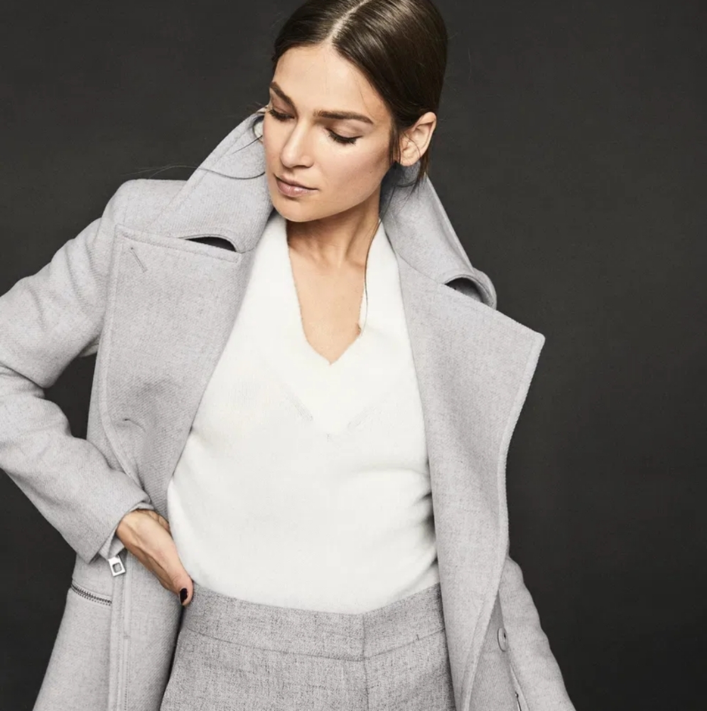 REISS | Anders Longline Wool Blend Coat - Picture 3 of 5